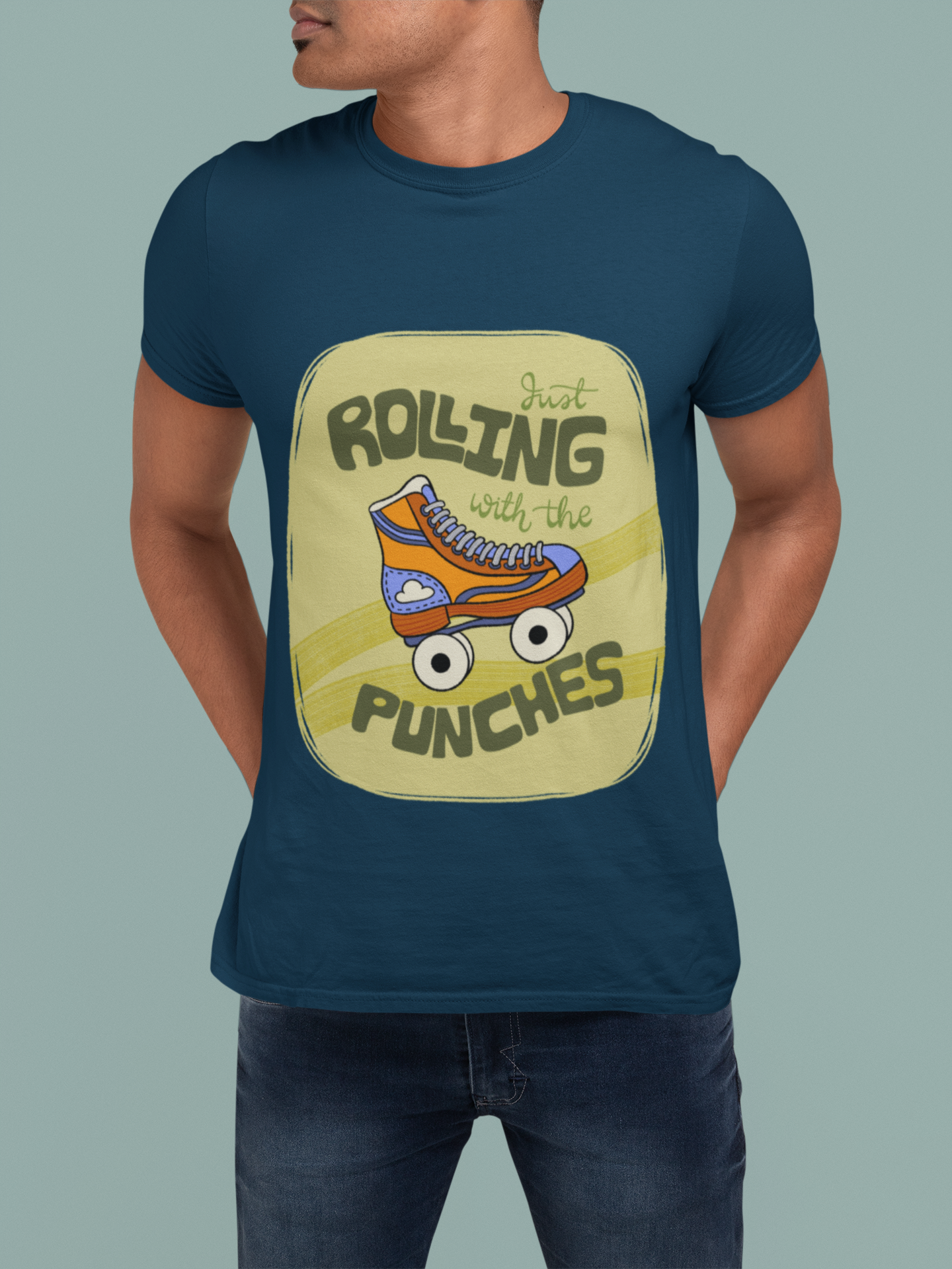 Rolling with the Punches Men's T-Shirt